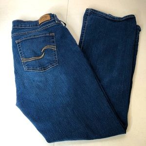Levis Signature Jeans 16M Curvy Bootcut Dark Blue